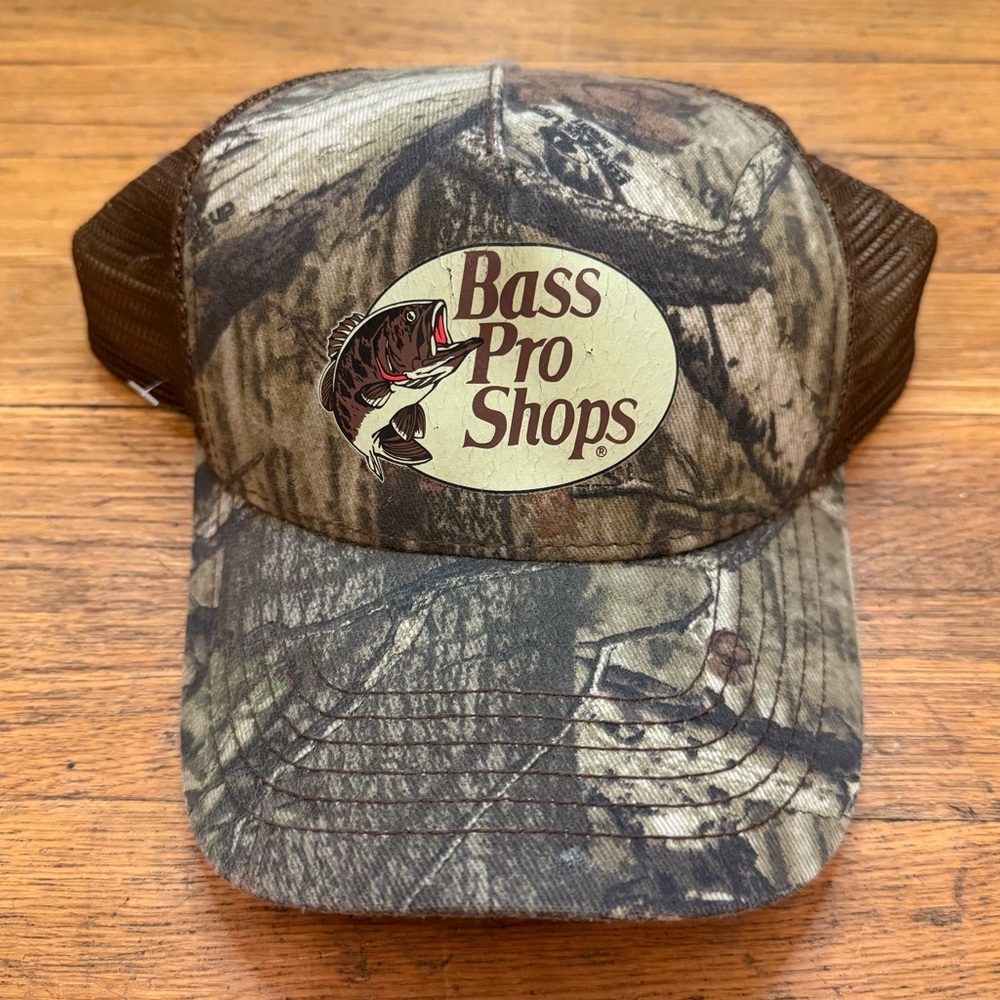 Bass Pro Shops Mossy Oak Break-Up Camo Trucker Hat